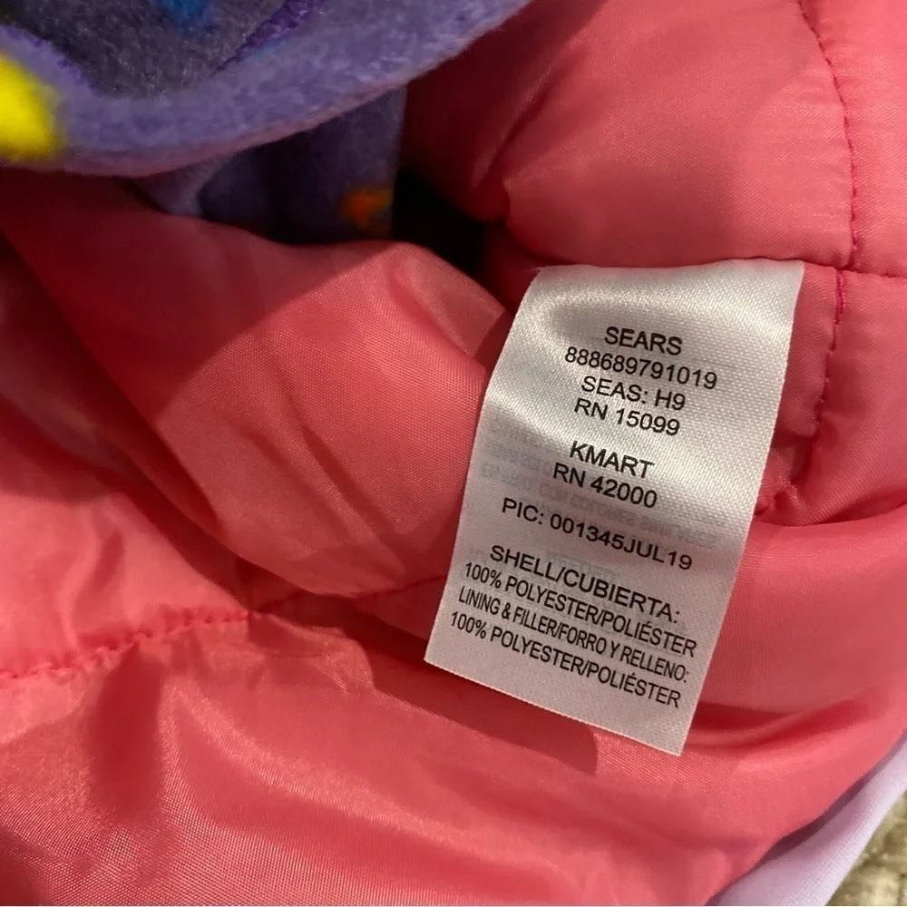 Roebuck & Co. Girls 3 in 1 System Jacket Pink / Purple NWT 12 months waterproof